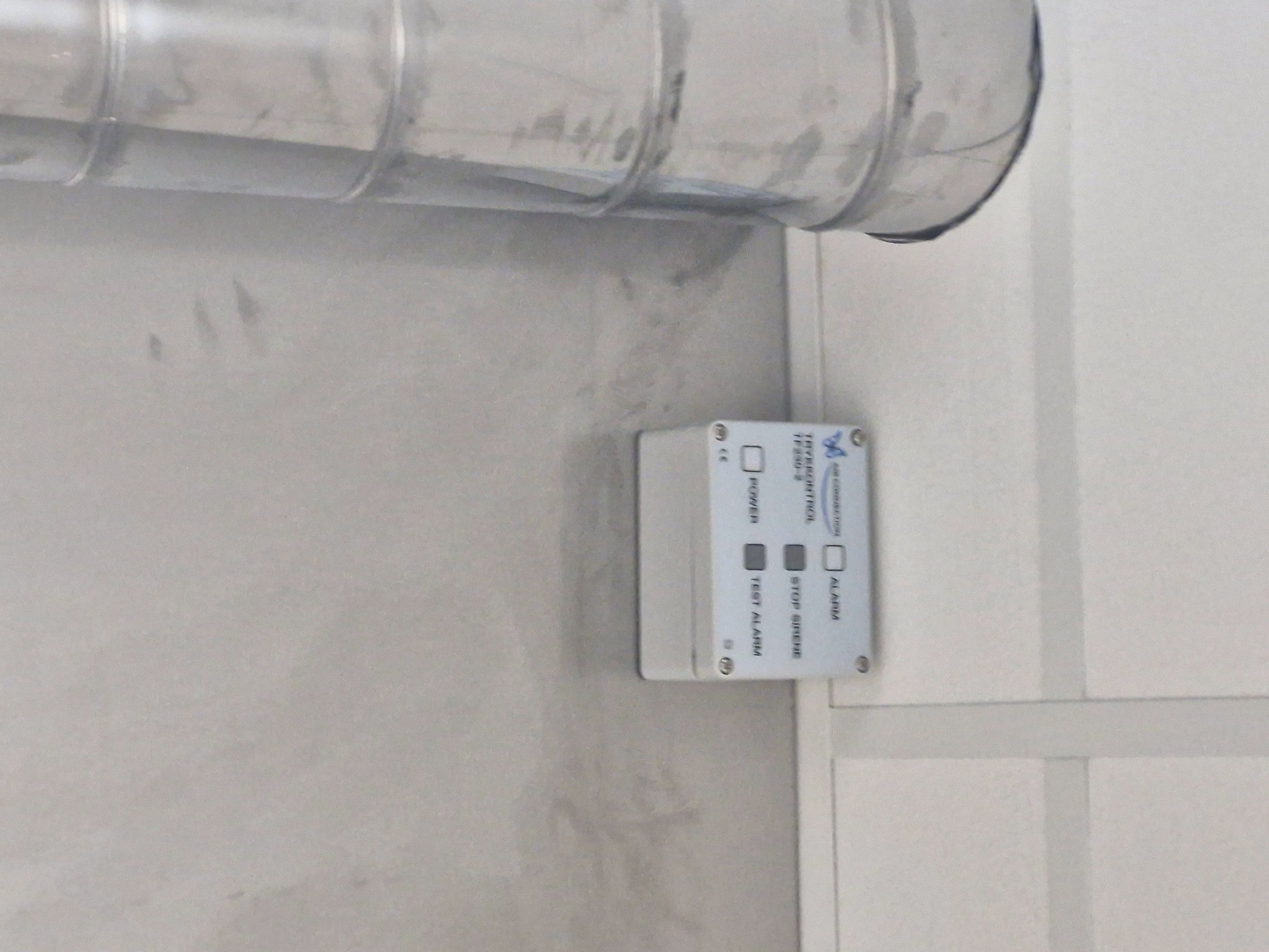 Betjeningsboks til ventilation og teknisk alarm